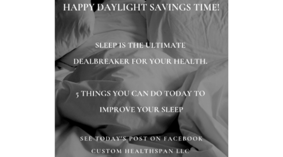 5 things to improve your sleep