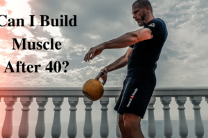 man building muscle